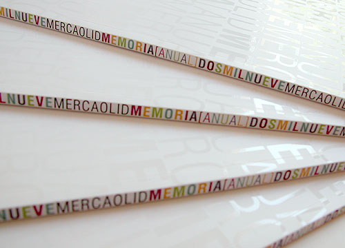 diseño gráfico memoria anual Mercaolid 2009