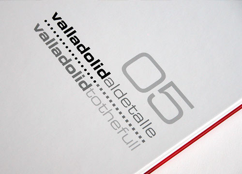diseño gráfico libro Valladolid al Detalle 2005