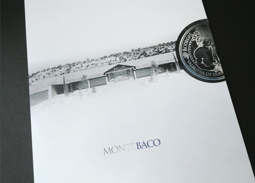 diseño gráfico catálogo Bodegas Montebaco