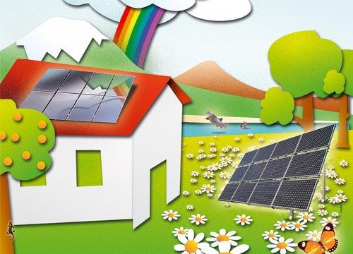 ilustración campaña energías renovables