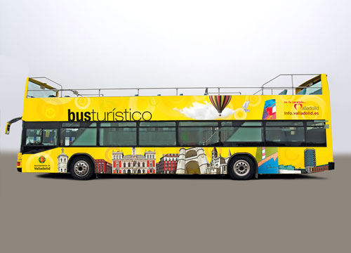 diseño rotulación bus turístico