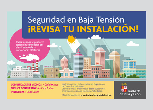 diseño anuncio prensa Junta de Castilla y León