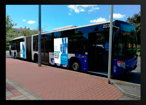 campaña publicidad autobuses