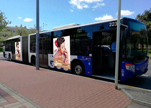 diseño publicidad autobús