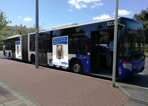 diseño campaña autobús