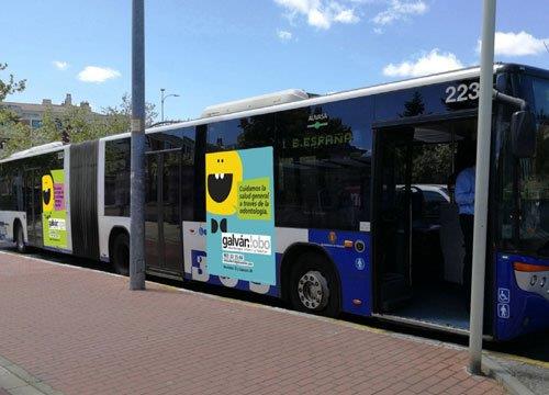 publicidad autobús Valladolid