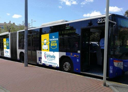 publicidad exterior autobús Valladolid